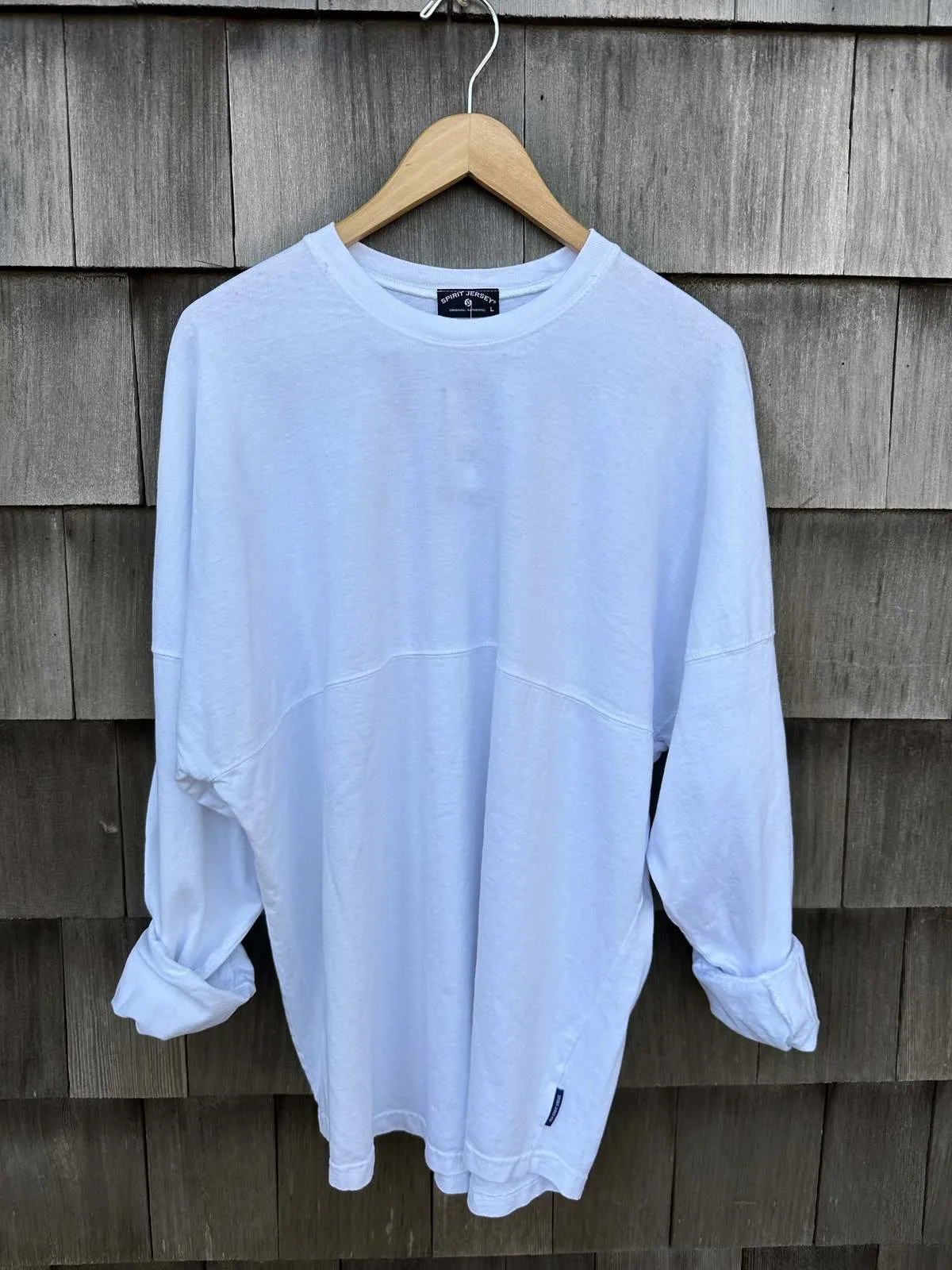 Unisex Blue One Longsleeve - White