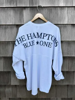 Unisex Blue One Longsleeve - White