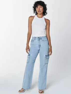 UNPUBLISHED JOLENE CARGO HIGH RISE RELAXED FLARE