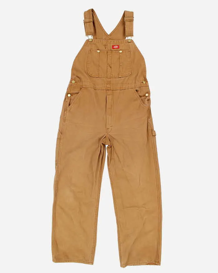 Vintage Dickies Workwear Brown Dungarees - W36 L30