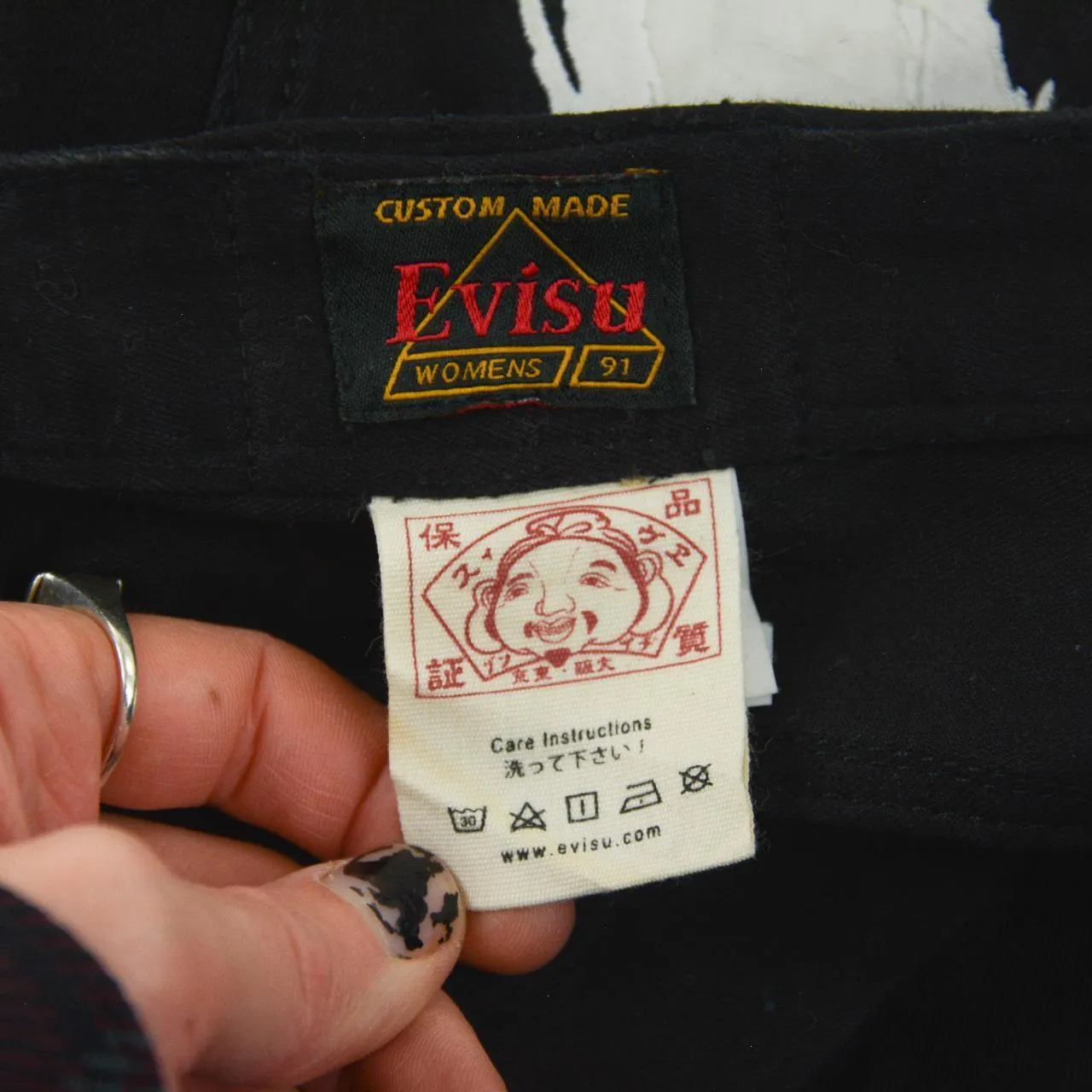 Vintage Evisu Daicock Japanese Denim Jeans Women's Size 28