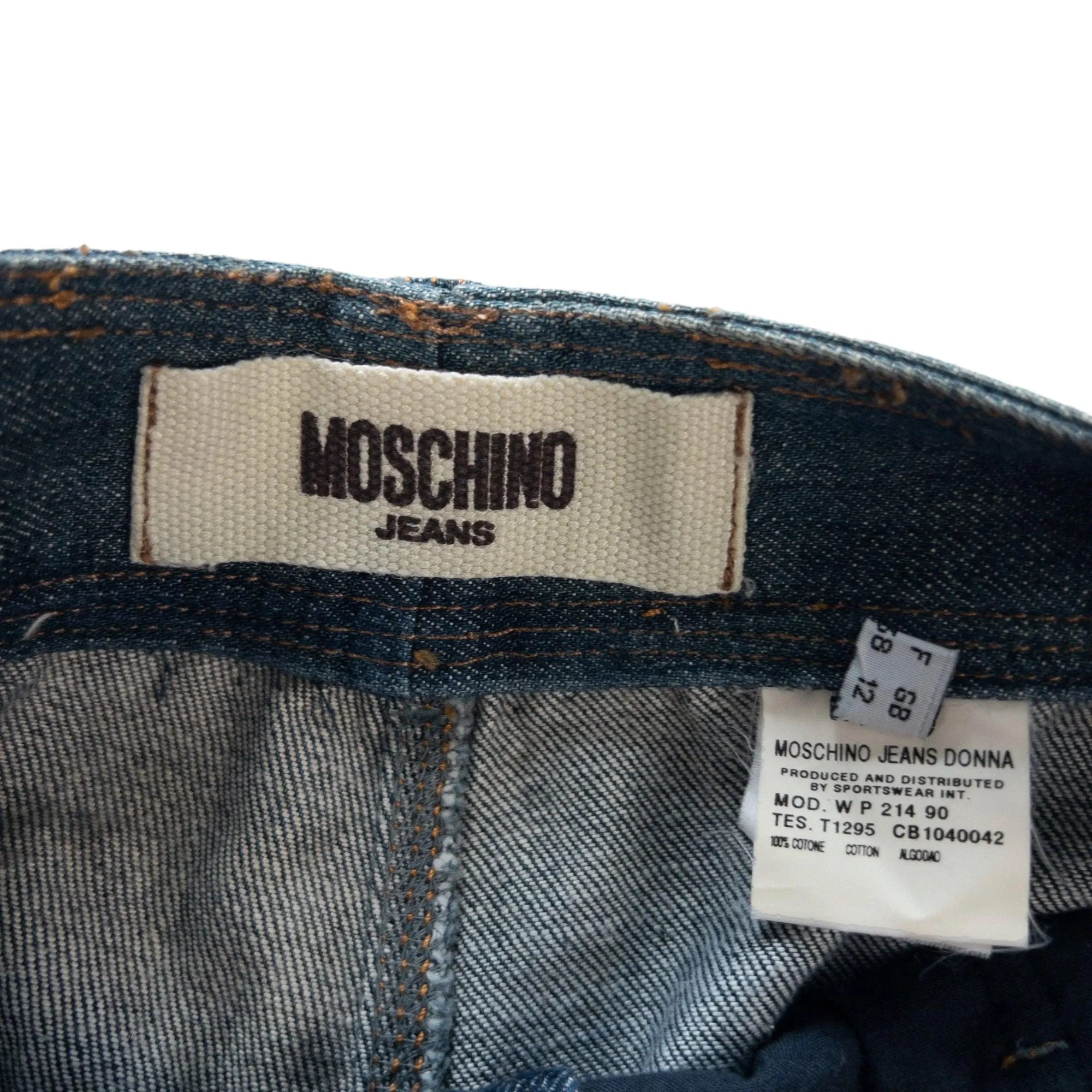 Vintage Moschino Heart Patch Jeans Women's Size W29