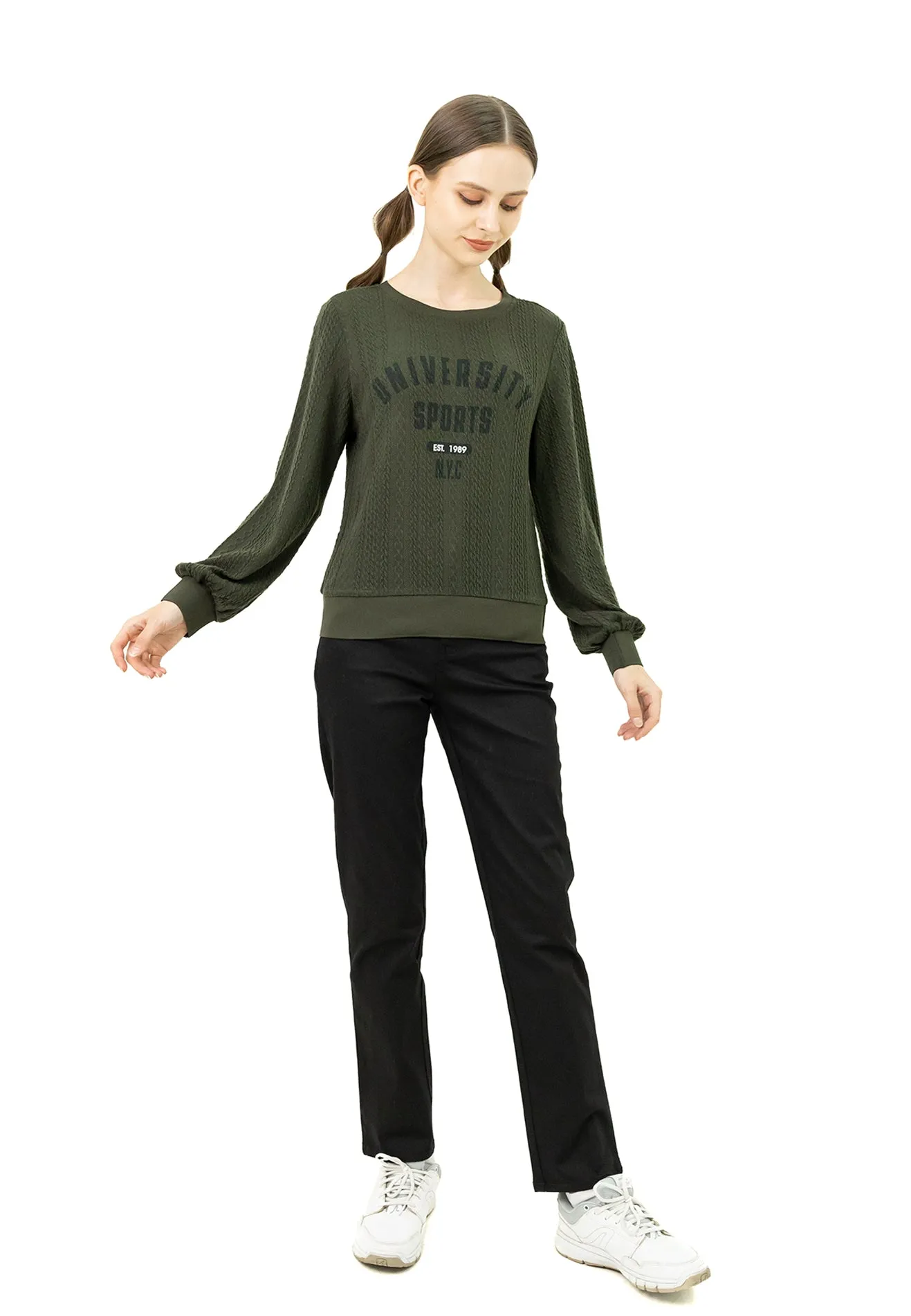 VOIR JEANS ''University'' Printed Sweatshirts