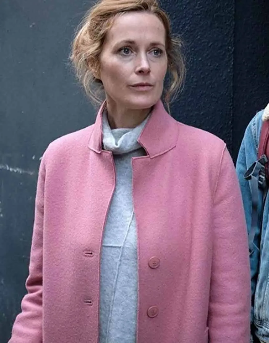 War Of The Worlds S02 Sarah Gresham Pink Coat | Ujackets.com