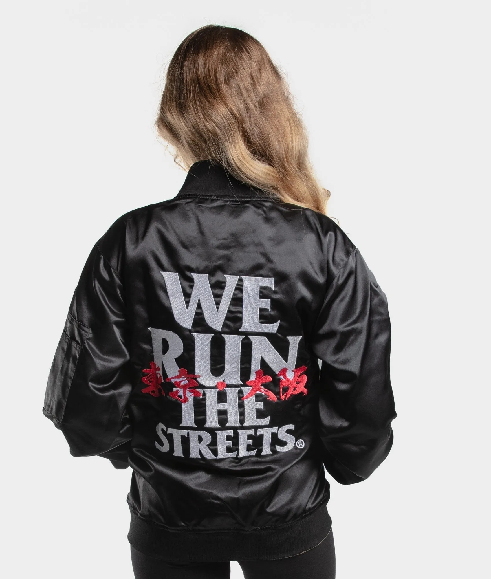 We Run The Streets Reversible Bomber - Womens