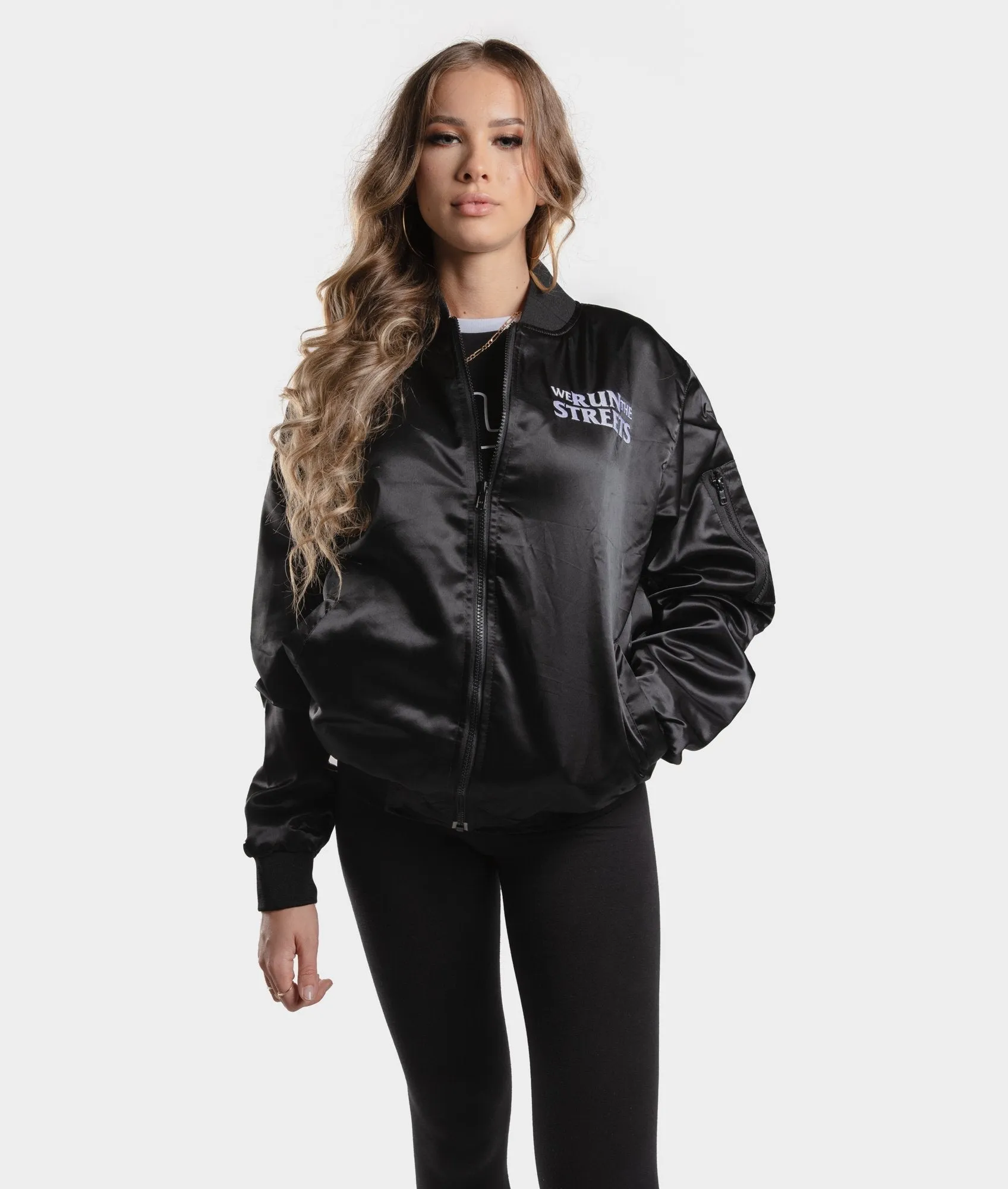 We Run The Streets Reversible Bomber - Womens