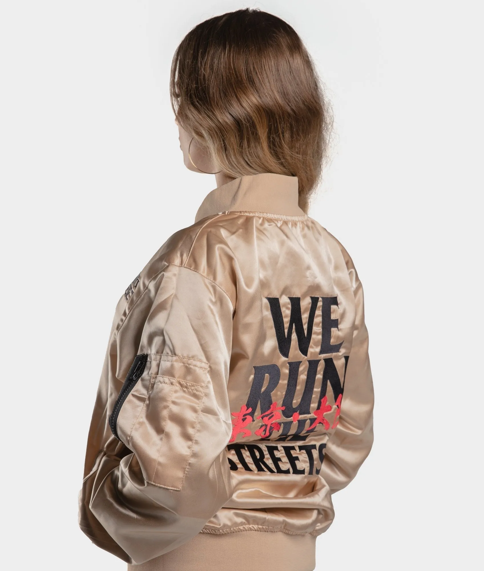 We Run The Streets Reversible Bomber - Womens