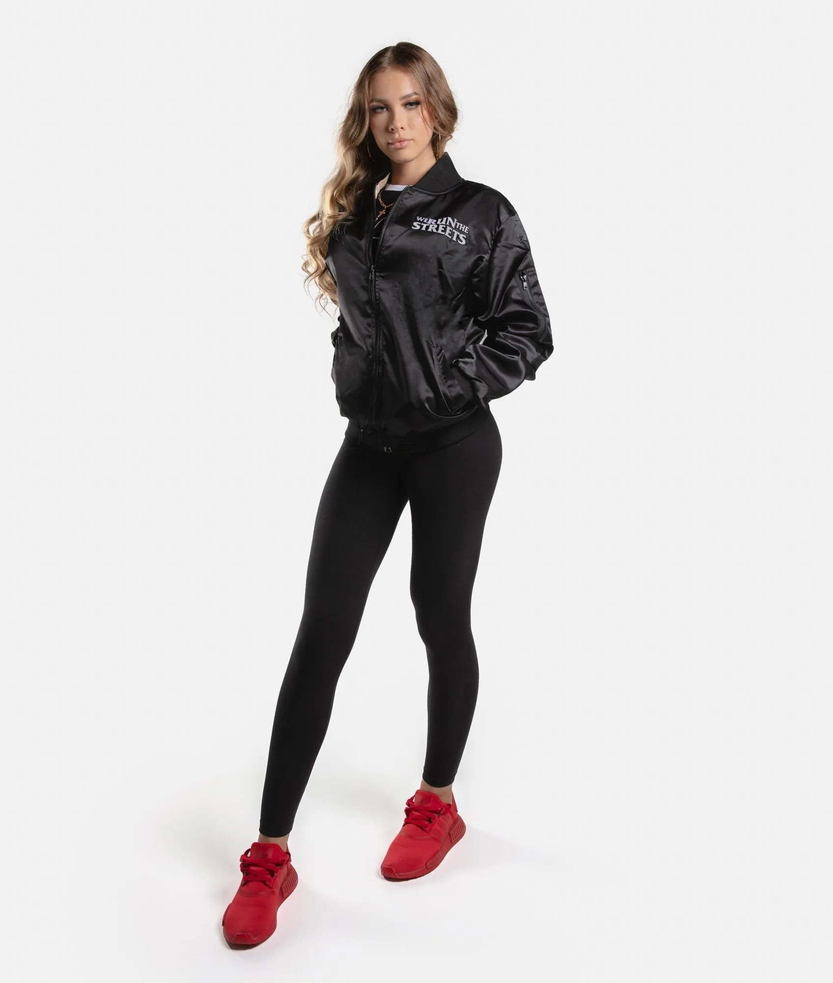 We Run The Streets Reversible Bomber - Womens