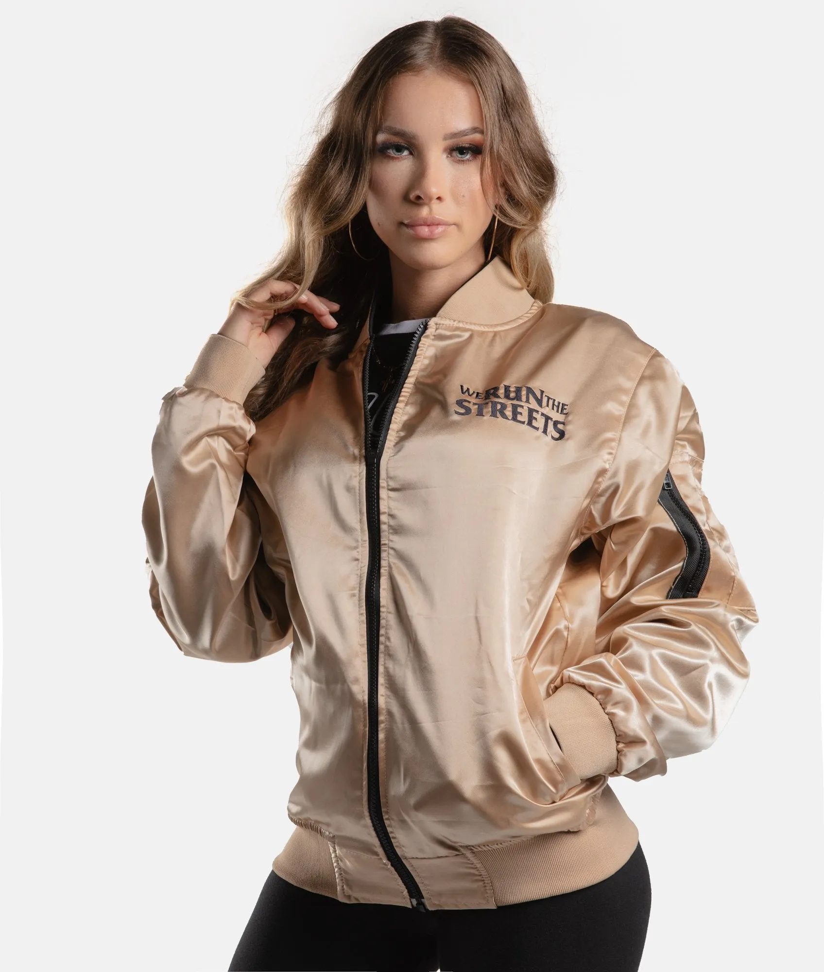 We Run The Streets Reversible Bomber - Womens