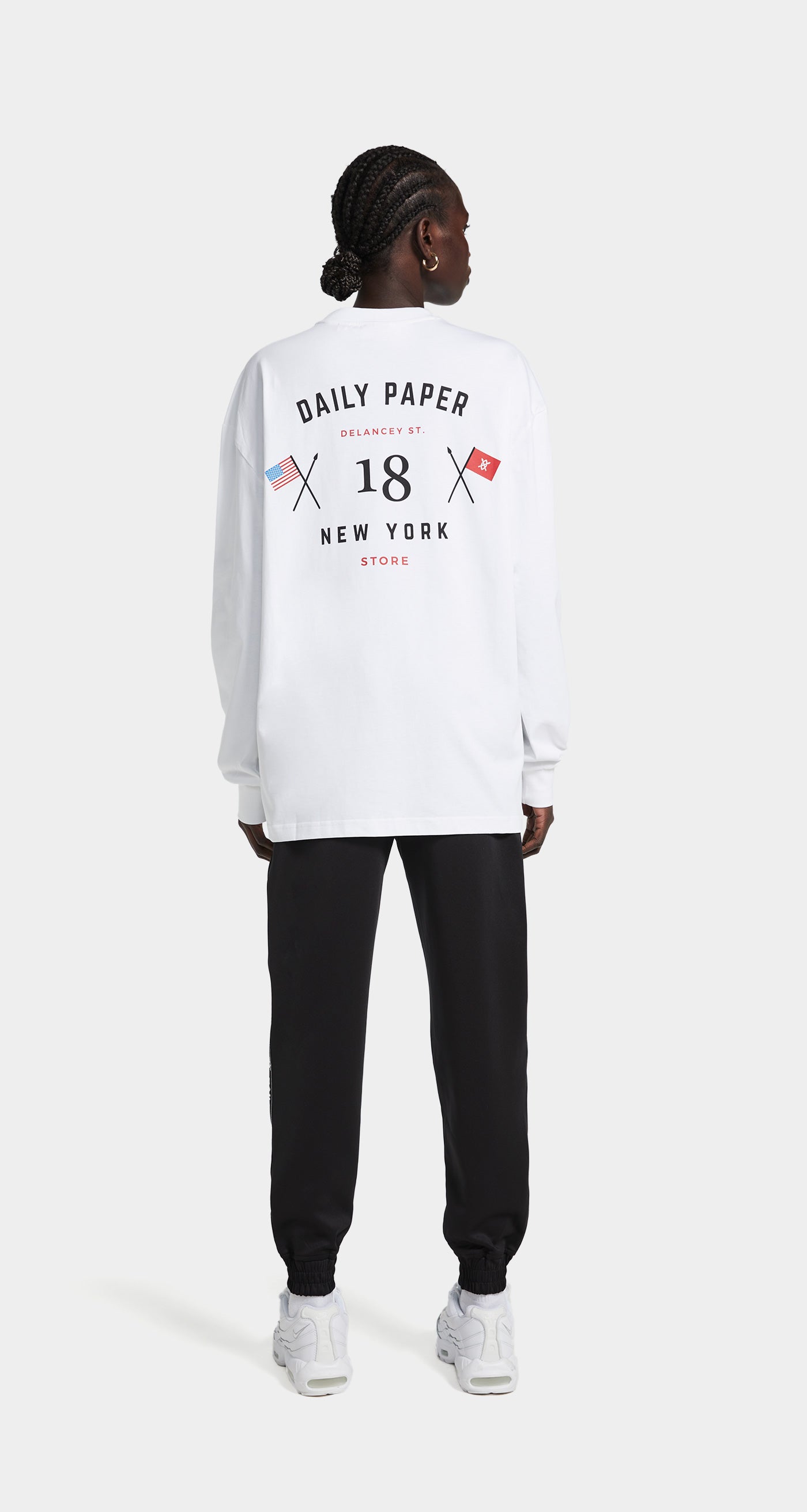 White Black New York Flagship Store Longsleeve