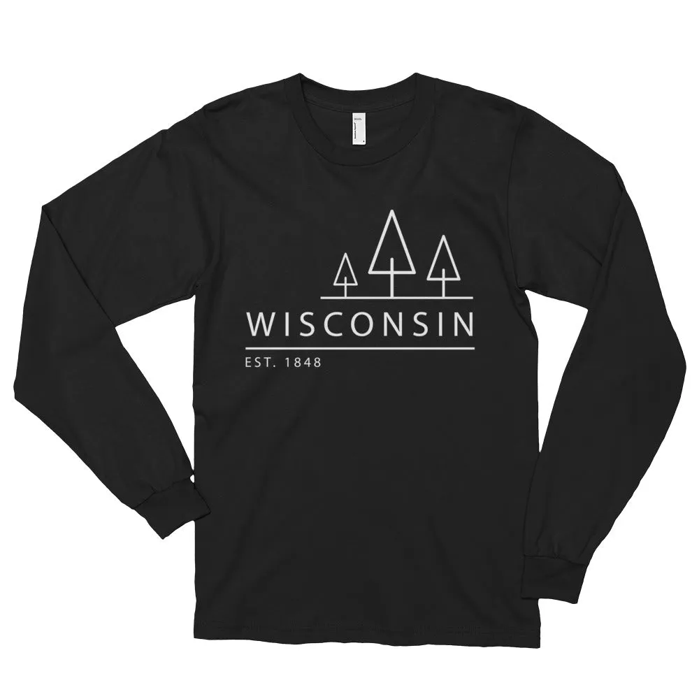 Wisconsin - Long sleeve t-shirt (unisex) - Established