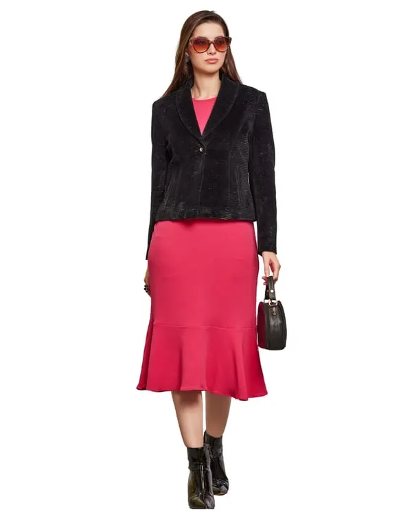 Women Coat Black Color