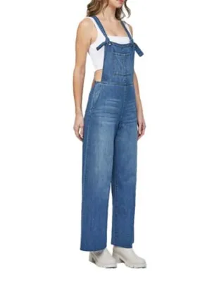 Women's Hidden Jeans Medium Wash Classic Super Soft Straight Overall