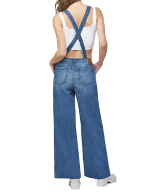 Women's Hidden Jeans Medium Wash Classic Super Soft Straight Overall