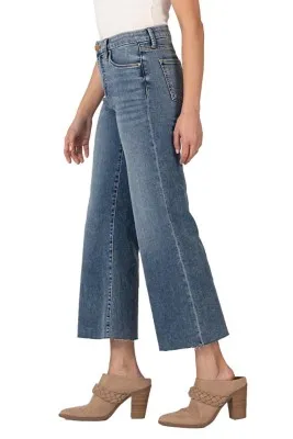 Women's KUT from the Kloth Meg Fab Ab Wide Leg Jeans