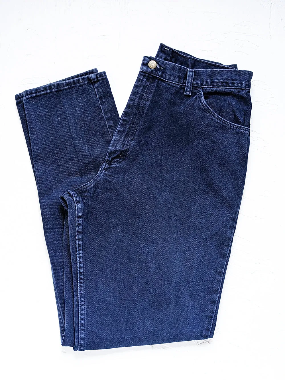 Wrangler Deep Indigo High Rise Jeans